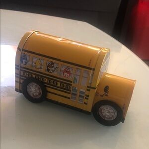 M&M'S Yellow Toy Bus with Characters
